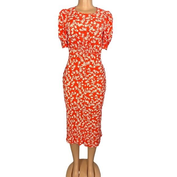 ASOS Design Midi Tea Dress in Floral Print - Picture 4 of 9